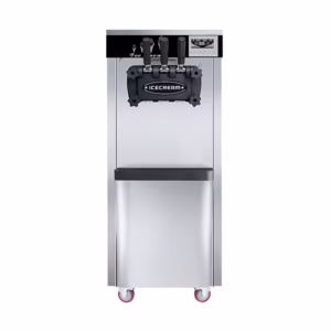 Chinese Commercial Automated Electric Soft Serve Ice Cream Making Machine With 3 Dispensers