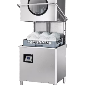 Professional Hood-Type Glasswasher - Efficient P60 High-Temp Commercial Dishwasher for Juice Bars and Bars